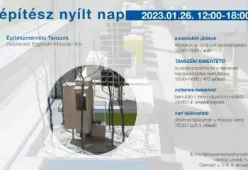 Építész nyílt nap / 2023.01.26. 12:00-18:00