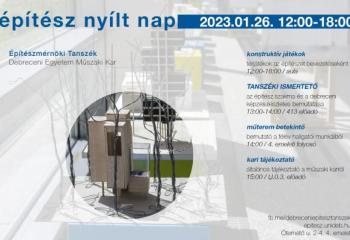 Építész nyílt nap / 2023.01.26. 12:00-18:00